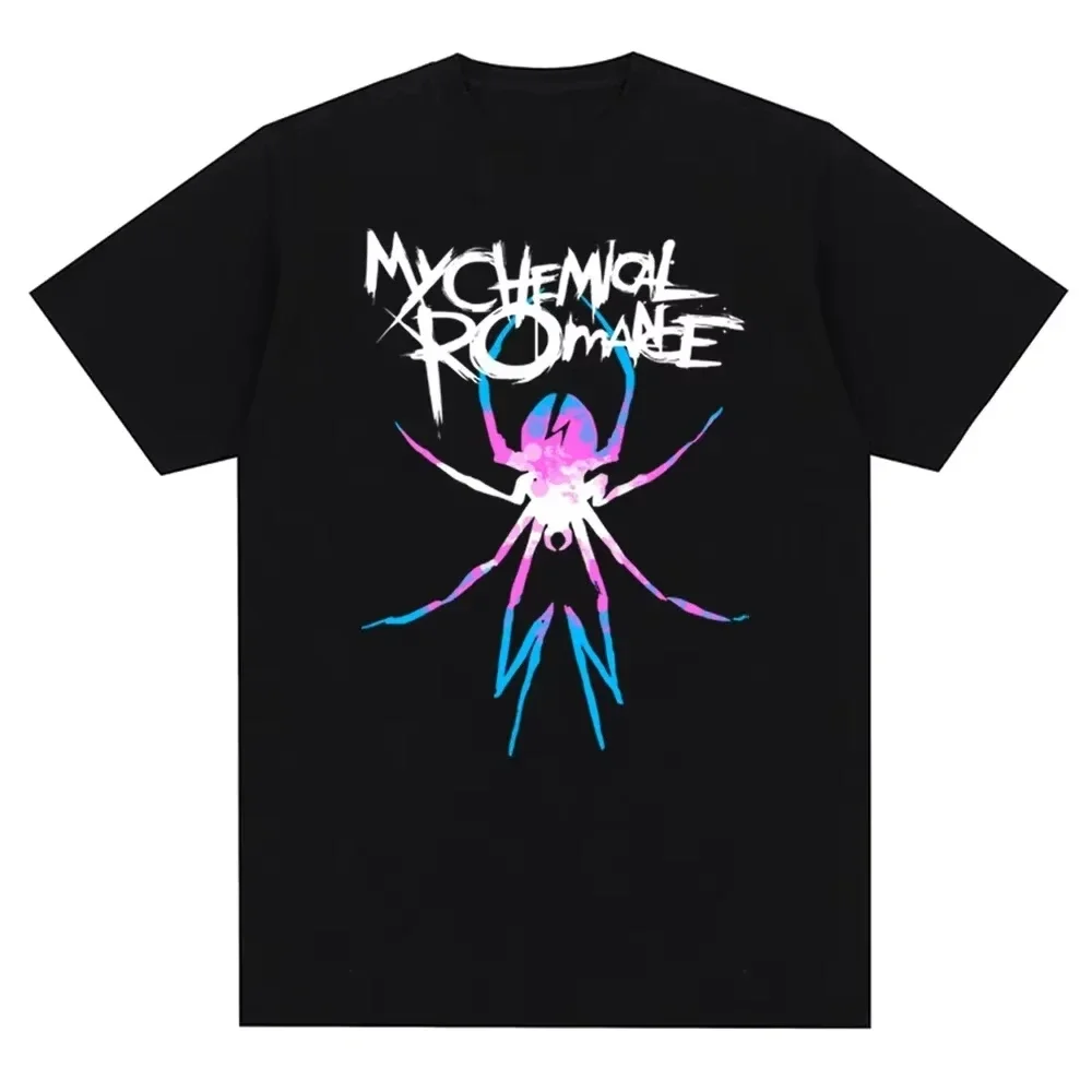 2026 My Chemical Romance Mcr Band Men Women Cotton T-Shirt Printed T Shirt Casual Short Sleeve Tshirt Streetwear Trend Tee Tops