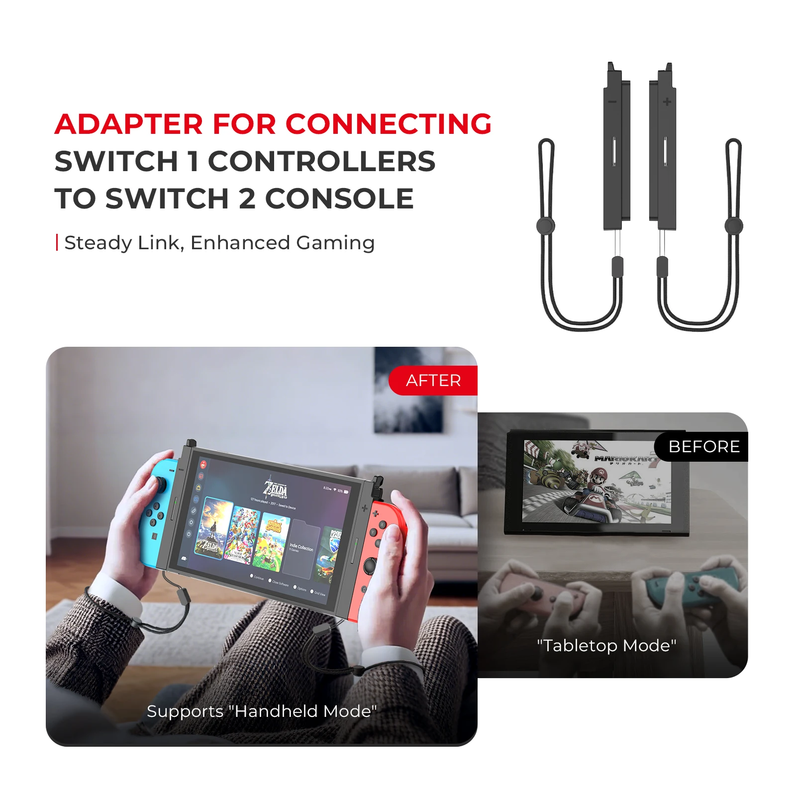 محول لتوصيل وحدة تحكم Switch 1 للتبديل 2 وحدة التحكم - للتبديل Joy Con Connecting to Switch 2 Console (2025) #4
