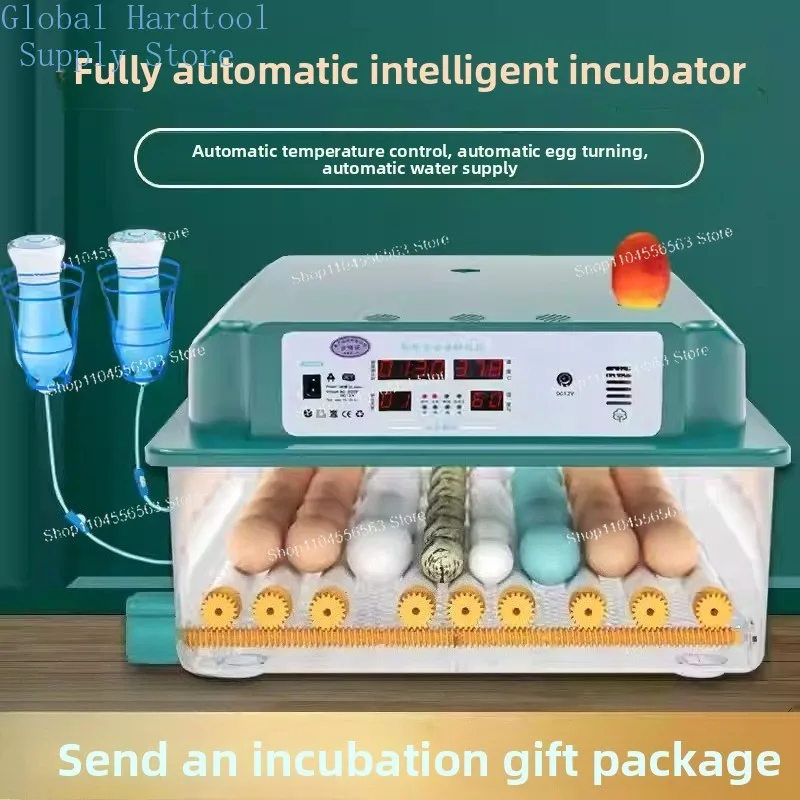 16/36 Eggs Fully Automatic Incubator - Brooder with Turner for Chicken, Goose & Quail Eggs (Household/Farm Use)