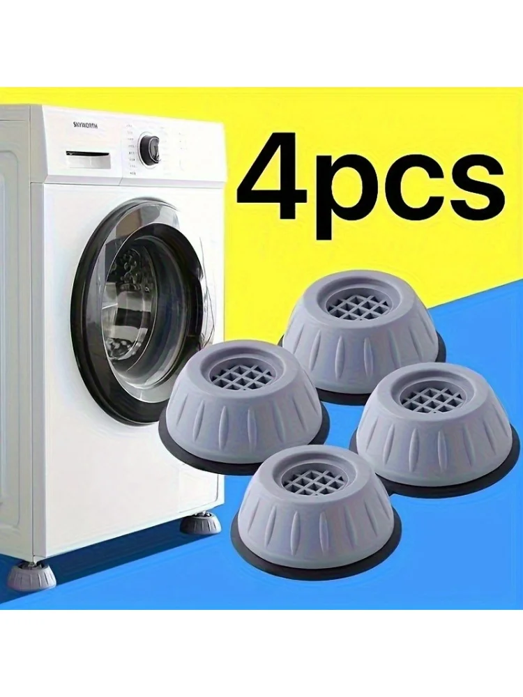 Anti-Vibrations-Pads für Waschmaschinen, Universelle Stoßdämpferfüße, Rutschfeste Waschmaschinen-Trockner-Unterlage, Geräuschdämpfende Möbelfüße