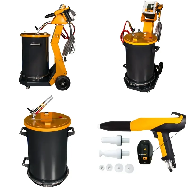 Manual Electrostatic Powder Coater with Hopper for Complete Spraying Systems for Metal Parts