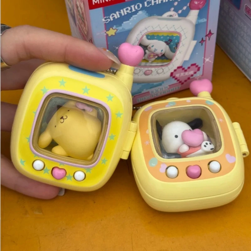 Genuine Sanrio Pocket Elf Pendant Series Blind Box Hellokitty Anime Figure Decoration Collection Mystery Box Kid Customized Gift