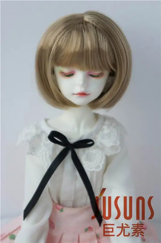 

JD244 1/8 1/6 1/4 1/3 Cheap Short BoBo BJD Soft Doll Wig OB11 YOSD MSD SD Blythe Hair Accessories For Size 5-6inch to 9-10inch