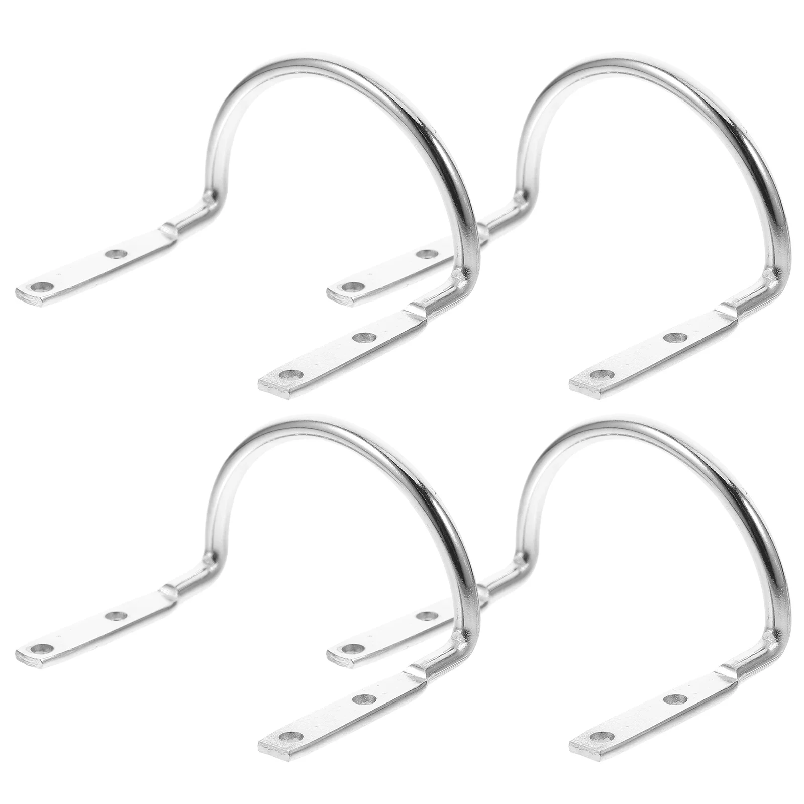 4pcs Hammer Loop Holder Iron Loop Tool Belt Hook Holder Heavy Duty Hammer Loop Holder Hatchet Mallet Hangers Clip for Garden Too