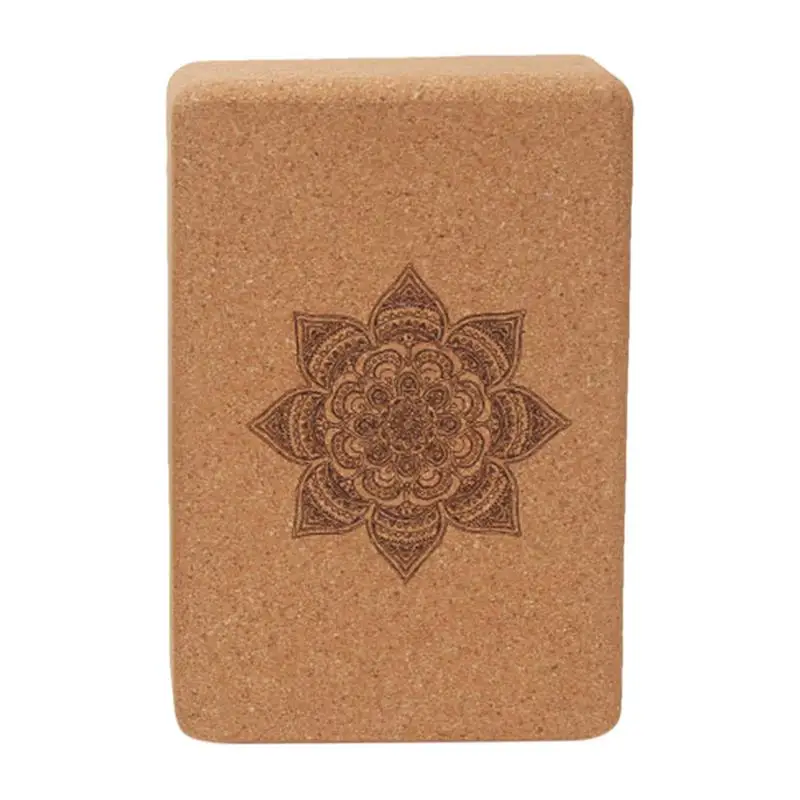 

Yoga Blocks High Density Brick Yoga Props Yoga Equipment Professional Stretching Blocks Workout Blocks Natural Cork Yoga Bricks