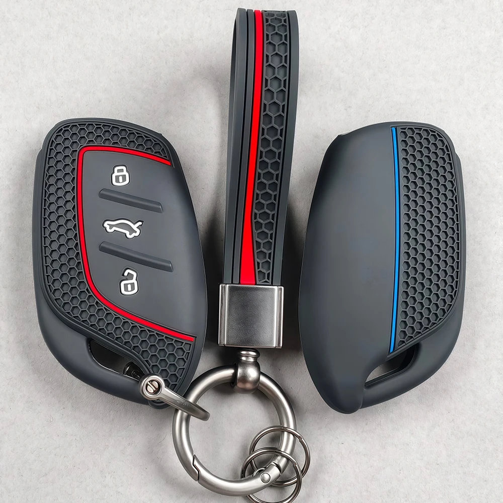 Silikon-Autoschlüsselhülle für MG ZS HS 2026 2025 MG6 MG4 MG5 MG3 MG7 Roewe RX3 RX8 ERX5 RX5 I6 I5 Zubehör