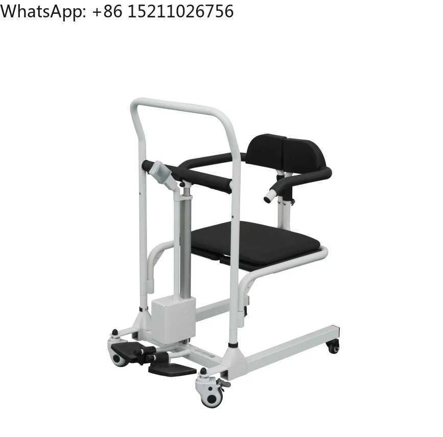 Hospital Nursing Modern Adjustable Leather Powered Patient Shifting Furniture Electric Lift Patient Transfer Chair