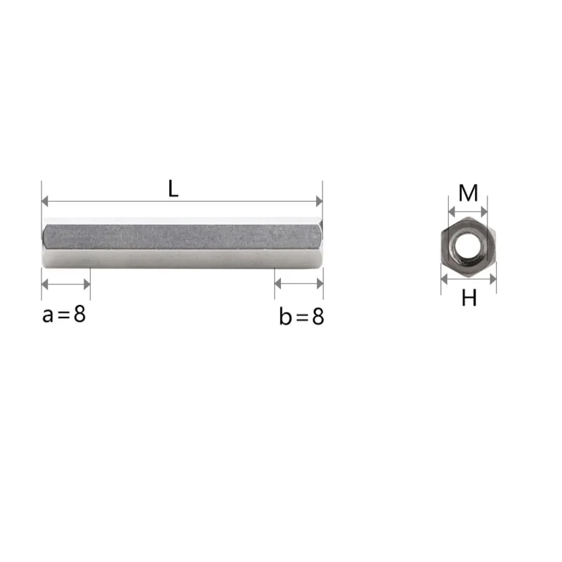 10pcs Aluminum Alloy Standoff M3*6/8/10/12/15/18/20/21/22/23/25/30/35/37/40/45/50/55/60 Colourful Aluminum Hex Spacer Stud Nut