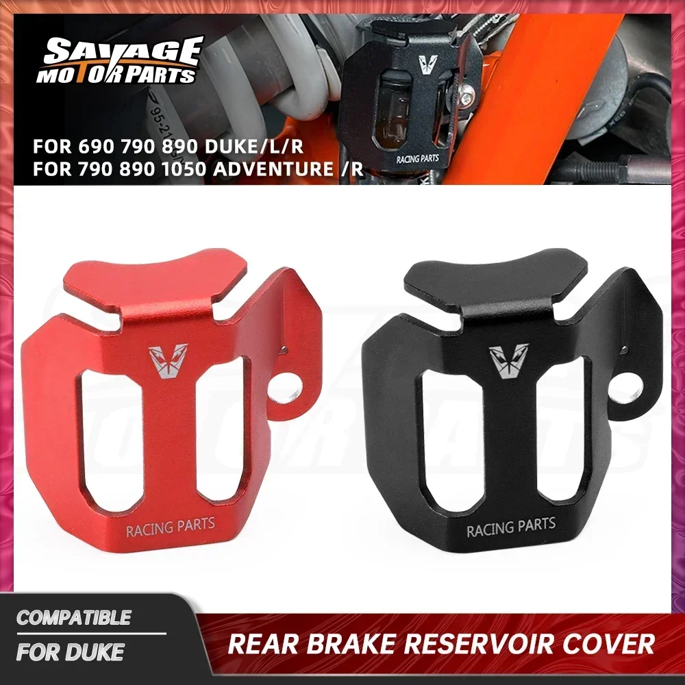 2024 Rear Brake Fluid Reservoir Guard Cover Protector For 790 890 1090 1290 Duke Super Adventure SMC Motorcycle Oil Cap Guard