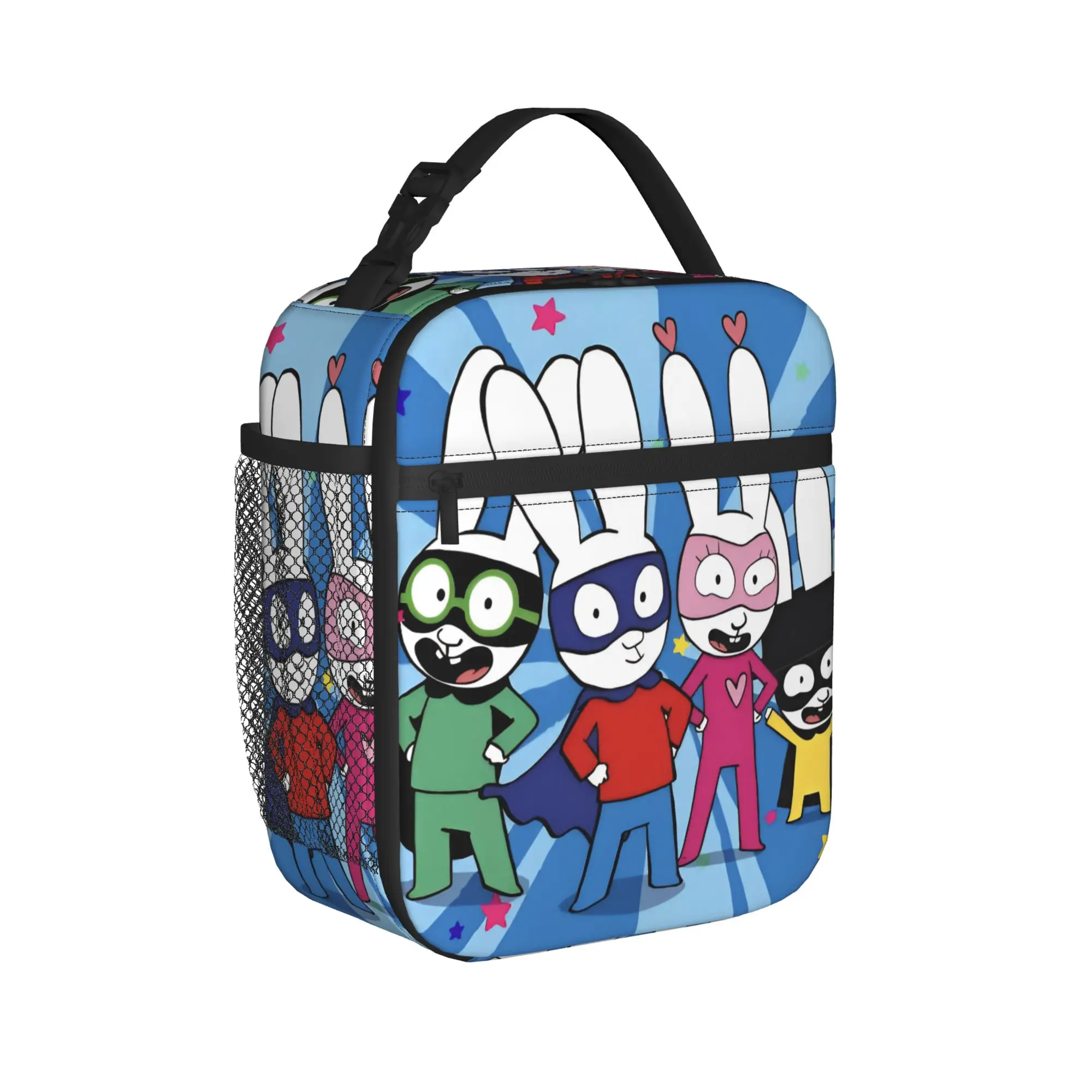 Simon Super Rabbit Thermal Insulated Lunch Bags for Office  Portable Food Bag Men Women Cooler Thermal Food Box