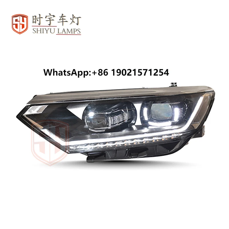 

SHIYU modified led auto car front light for VW 17-19 MAGOTAN B8