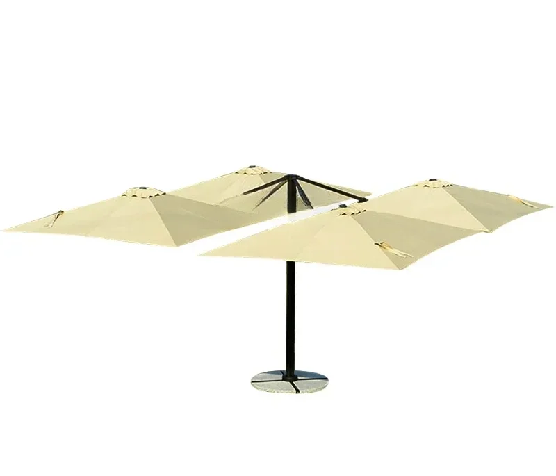 

Уличный солнцезащитный зонт с четырьмя головками, двор, коммерческий складной зонт, вилла, бар, кофейня, большой