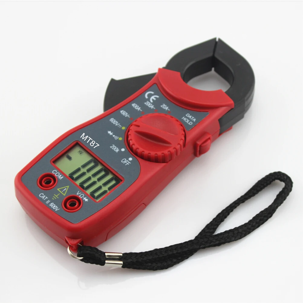 

Digital Multimeter Clamp Meter Voltmeter High Sensitivity Voltage Current Measurement Mini Compact Design Data Hold LCD