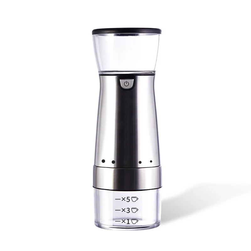 

External adjustment electric bean portable coffee USB grinder automatic household small bean grinder