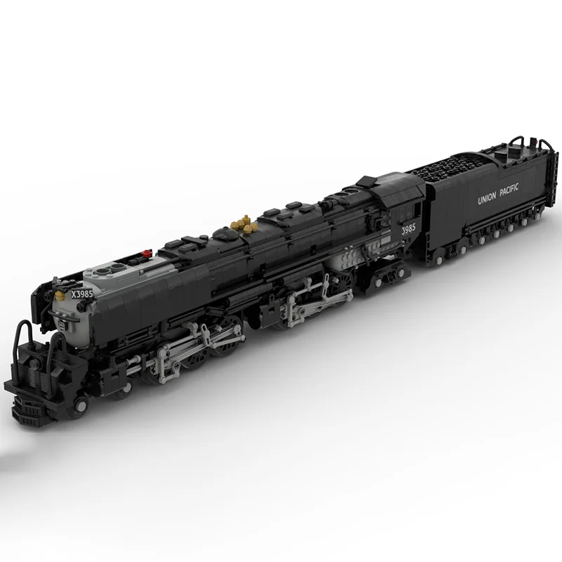 Moc City Railway Union Pacific Challenger Dampflokomotive Modell Montage Bausteine Spielzeug Kindergeschenk (Statische Version