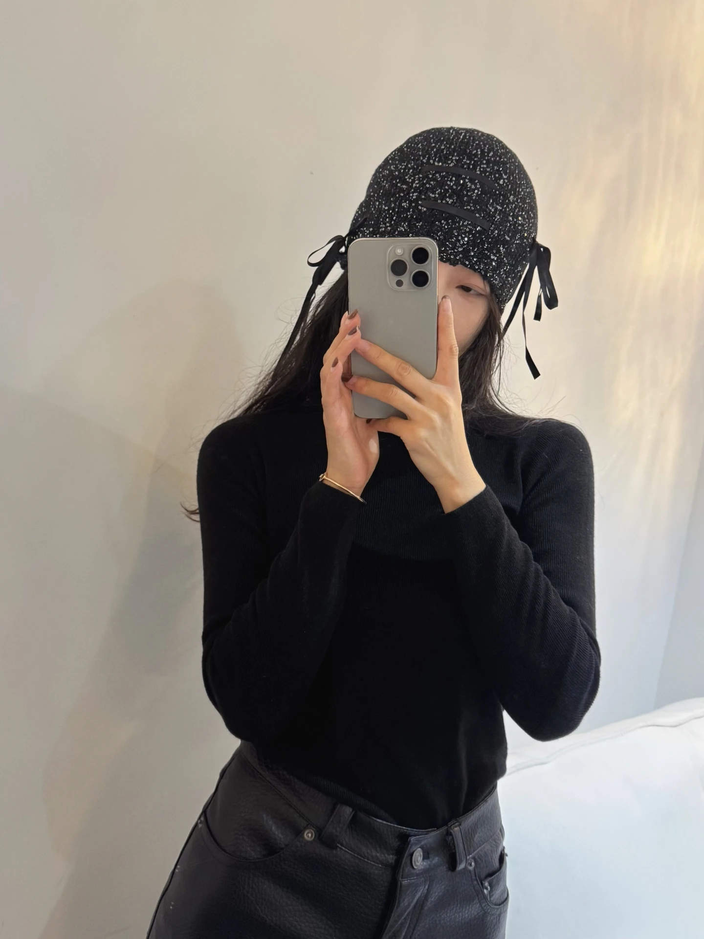 

Женский вязаный свитер Bla Mid-Ne Long Sve, универсальный базовый топ для ношения под одеждой, зимний, эластичный, в стиле Dongda Gate.