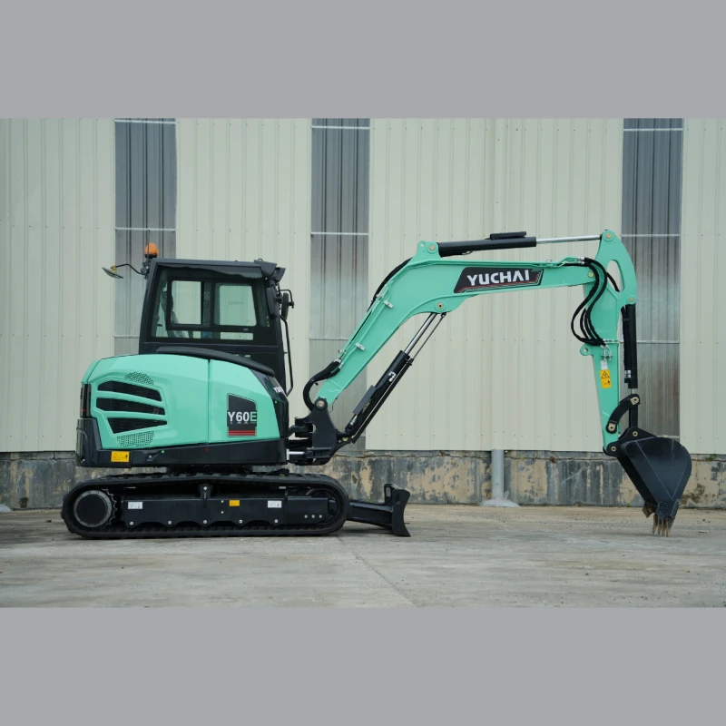 Mini Excavadora Personalizada de 6 Toneladas, Excavadora Hidráulica de Alta Eficiencia y Durabilidad para Construcción, Jardinería y Uso Agrícola