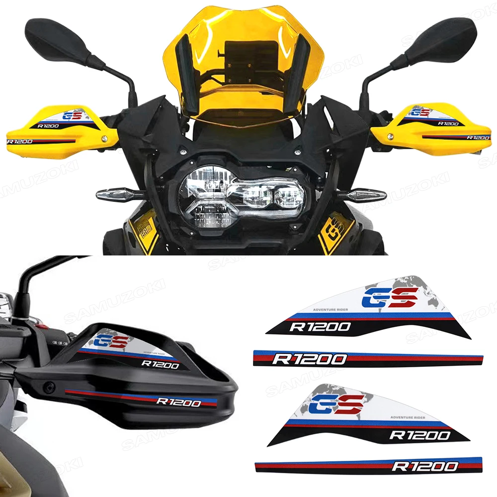 

Наклейки для защиты рук мотоцикла, наклейки для R1250GS ADV R 1200GS Adventure XR F850/750/650GS, 40 лет, тройной черный, водонепроницаемый