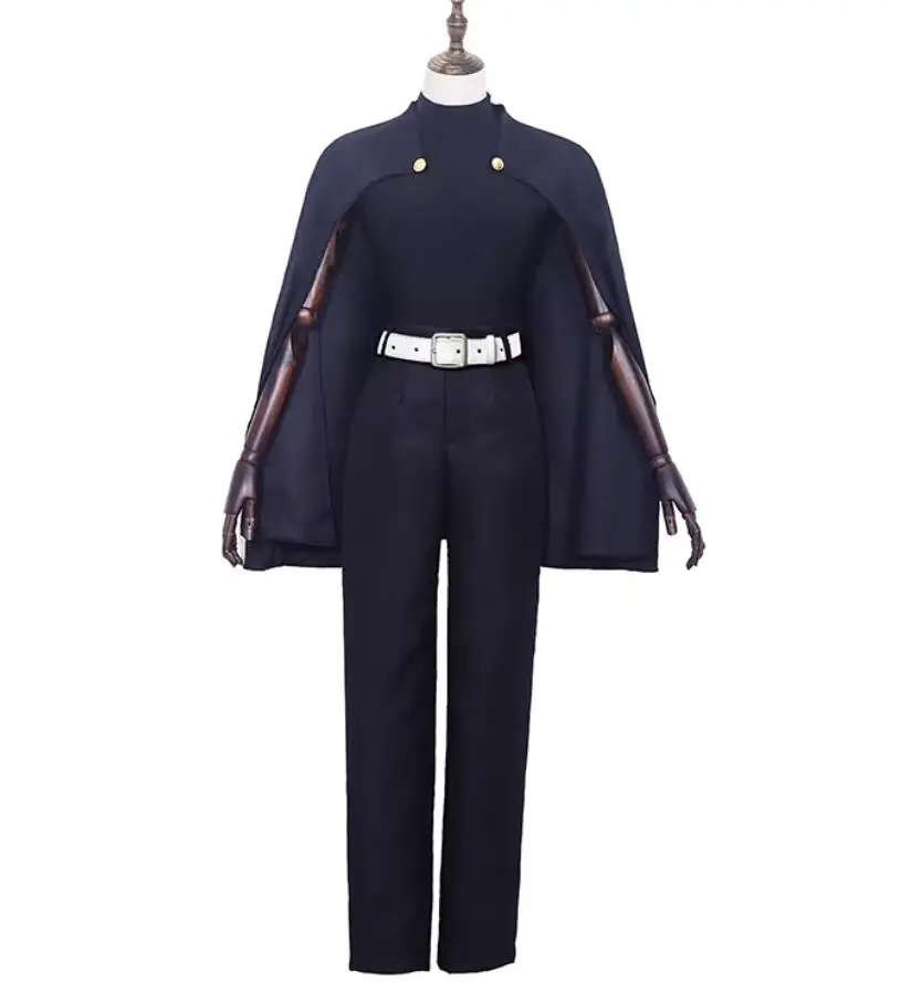 

Женский костюм аниме Zenin Maki, карнавальный костюм, плащ, рубашка, брюки, пояс, Хэллоуин, Рождественский наряд, униформа