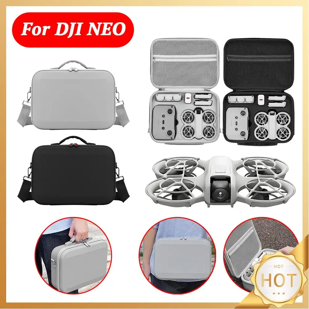 Travel Storage Bag Shockproof Travel Shoulder Bag Waterproof Dustproof Handbag Drop-resistant for DJI Neo Protector Accessories