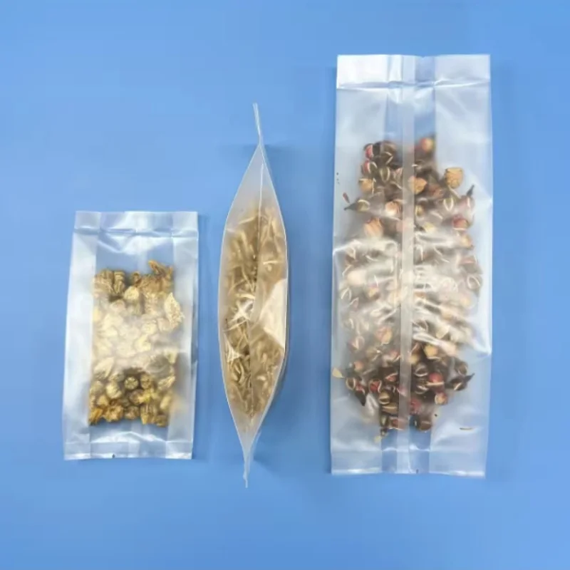 100 Bolsas con Refuerzo Lateral Esmerilado Termosellables para DIY con Logotipo, para Snacks, Matcha, Cacao, Especias, Galletas, Queso, Granos de Café, Té