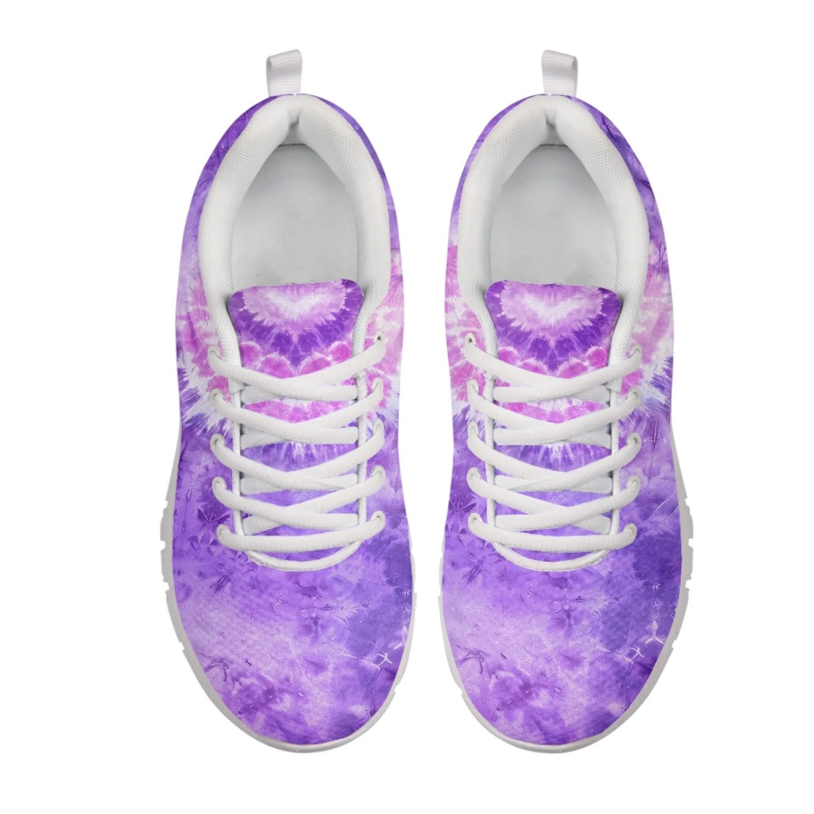 Coloranimal Tie Dye Luck New Arrival Running Shoes Women Sneakers Soft Athletic Work Shoes for Mens