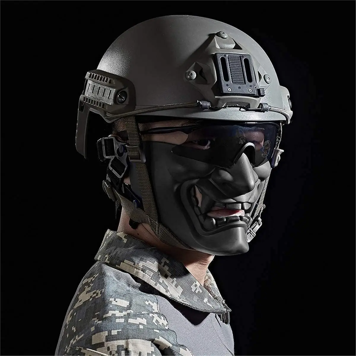 COFA Half Face Masks, Samurai Masks Protective Masks for Cos Game Halloween Party