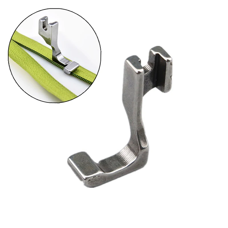 [FS][MM]1Pc Invisible Zipper Presser Foot Unilateral Zipper Feet S518L Jack Lockstitch Industrial Sewing Machine Presser Foot.'~