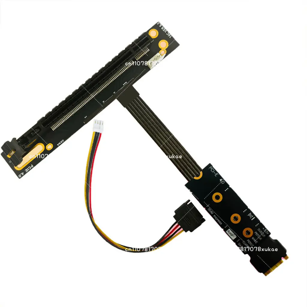 M.2 To PCIe X16 Graphics Card Adapter Cable, SSD M2nvme GEN4 To PCIE 4.0 X4