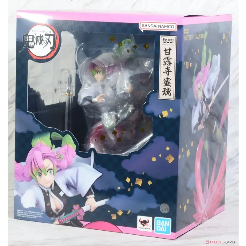 In Stock BANDAI Original Figuarts ZERO Demon Slayer Kanroji Mitsuri Love Hashira Anime Figure Birthday Present Toy Gift