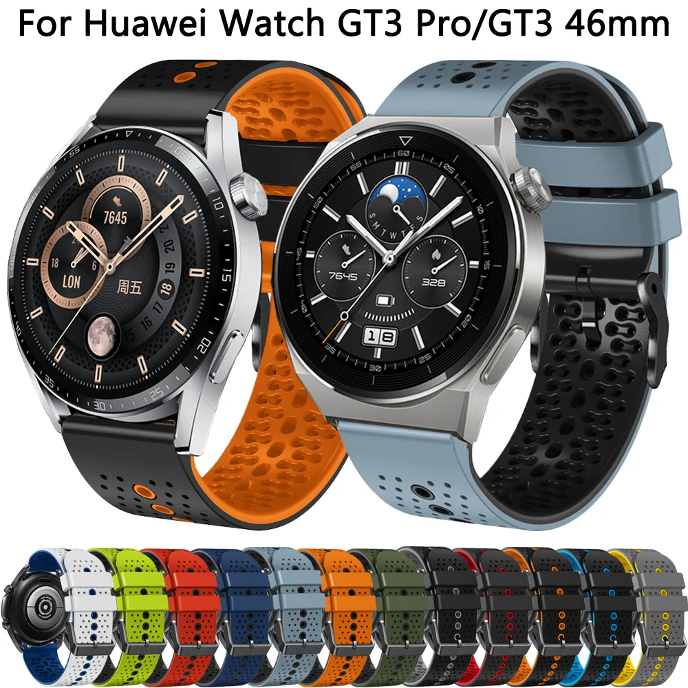 22mm Replacement Strap For Huawei Watch GT 3 GT3 Pro SE 46mm Silicone Wristbands GT 2 GT2 pro 46mm Smartwatch Band Bracelet Belt