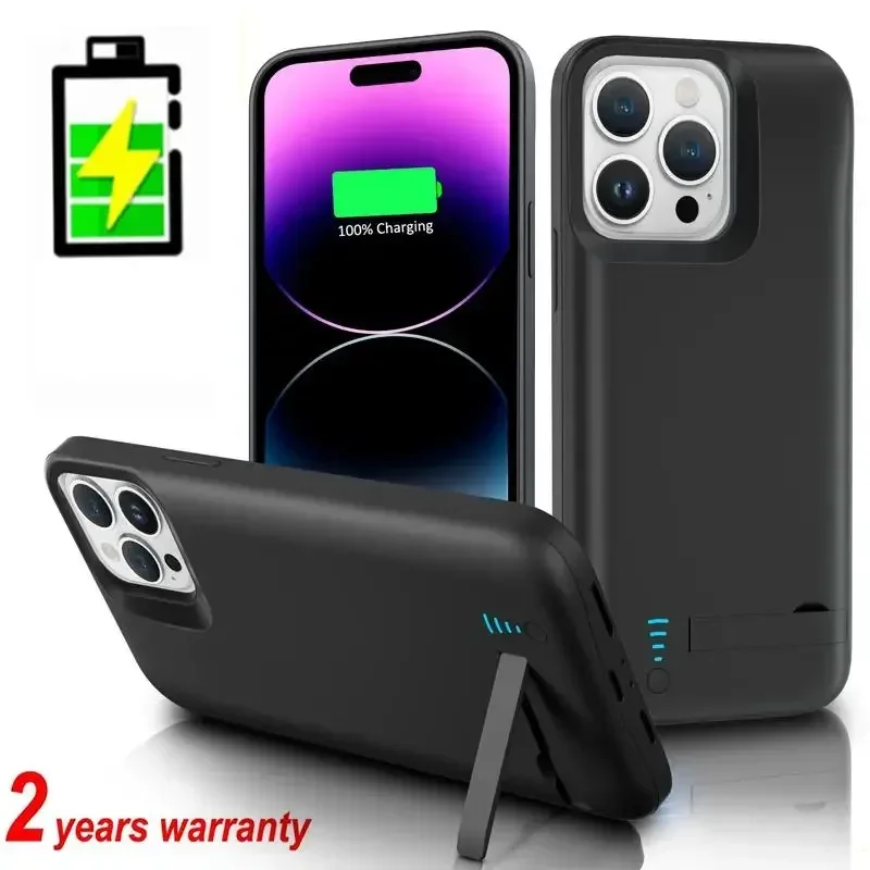 External Battery Charger Case For iPhone 7 8 6 6S Plus Charging Case For iPhone X XS XR 11 12 13 14 15 Power Bank Cover 10000mAh