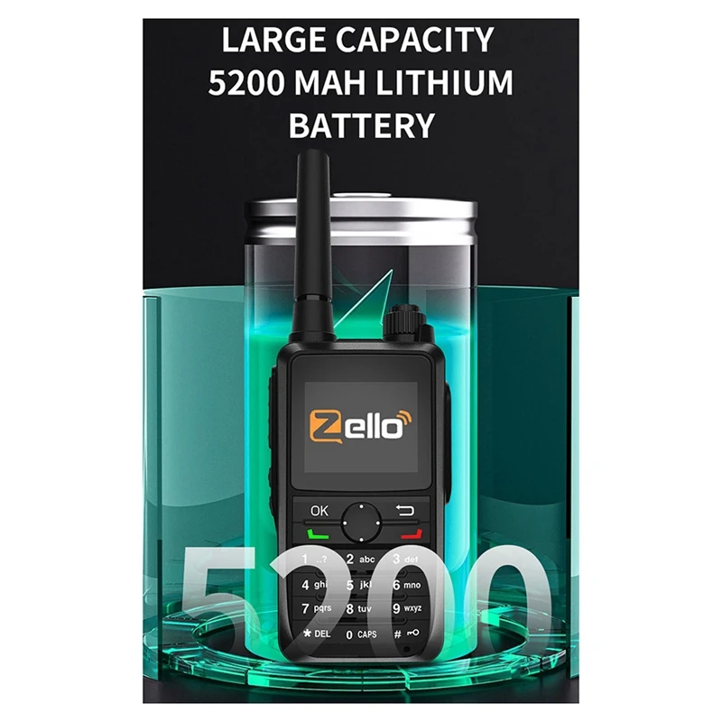 Zello Walkie-Talkie Public Network 4G Radio Bluetooth Outdoor Small Gps Navigation Global Wifi Walkie-Talkie Waterproof Durable