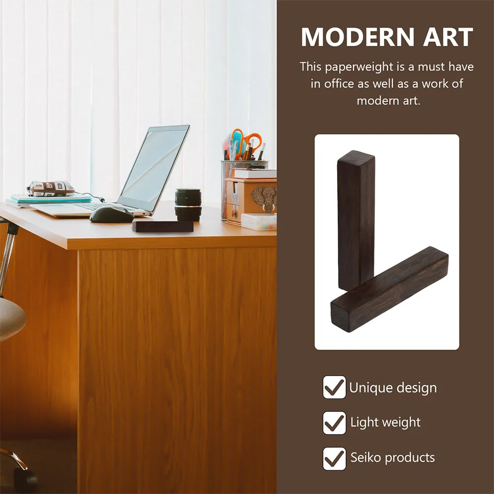 

Набор из 4 деревянных пресс-папье для каллиграфии, китайские пресс-папье для каллиграфии, для письма, учебы, офисного декора, прямоугольные, деревянные