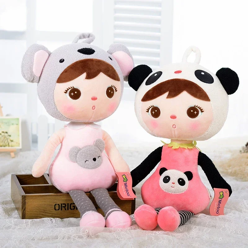 Metoo Animal Dolls Girls Cute Adorable Doll Angela Jibao Mengmengda Stuffed Toys for Kids Children's Day Gifts Christmas Gifts