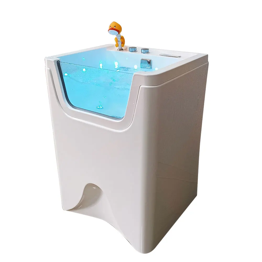 Bañera de Hidromasaje para Mascotas, Jacuzzi Independiente para Perros, Bañera de Masaje con LED para el Aseo de Mascotas, Venta al Por Mayor de Fábrica