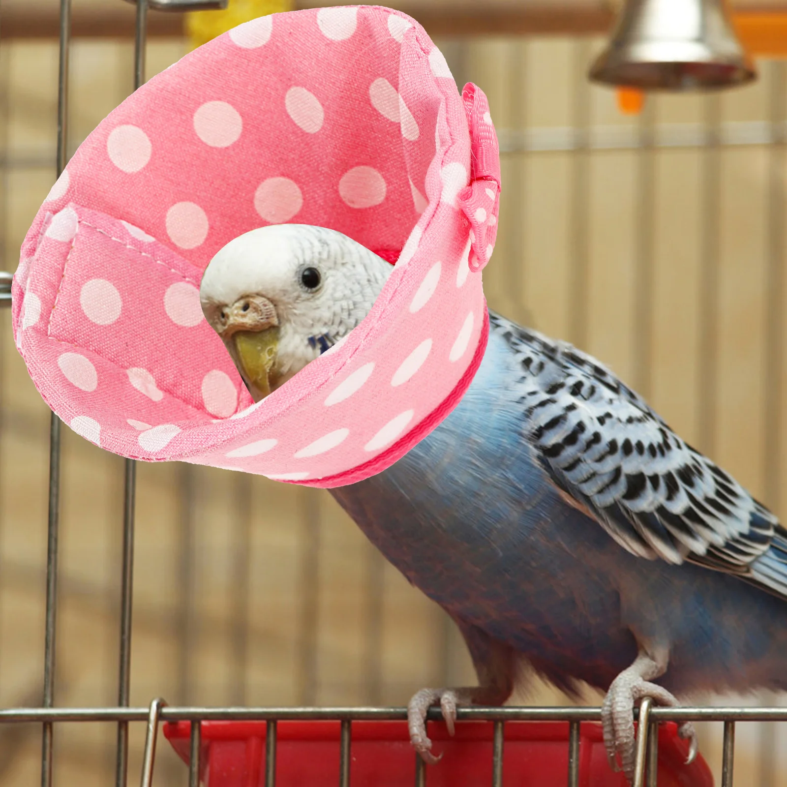 

Parrot Collar Anti-Biting Bird Recovery Collar Protective Cone Neck Band for Wound Healing Durable Comfortable