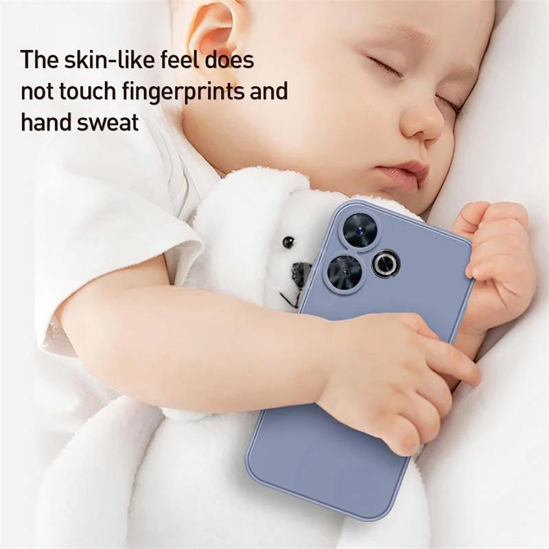 Xiaomi POCO M6 케이스 액체 실리콘 일반 고무 TPU 보호 케이스 POCO M6... - 1