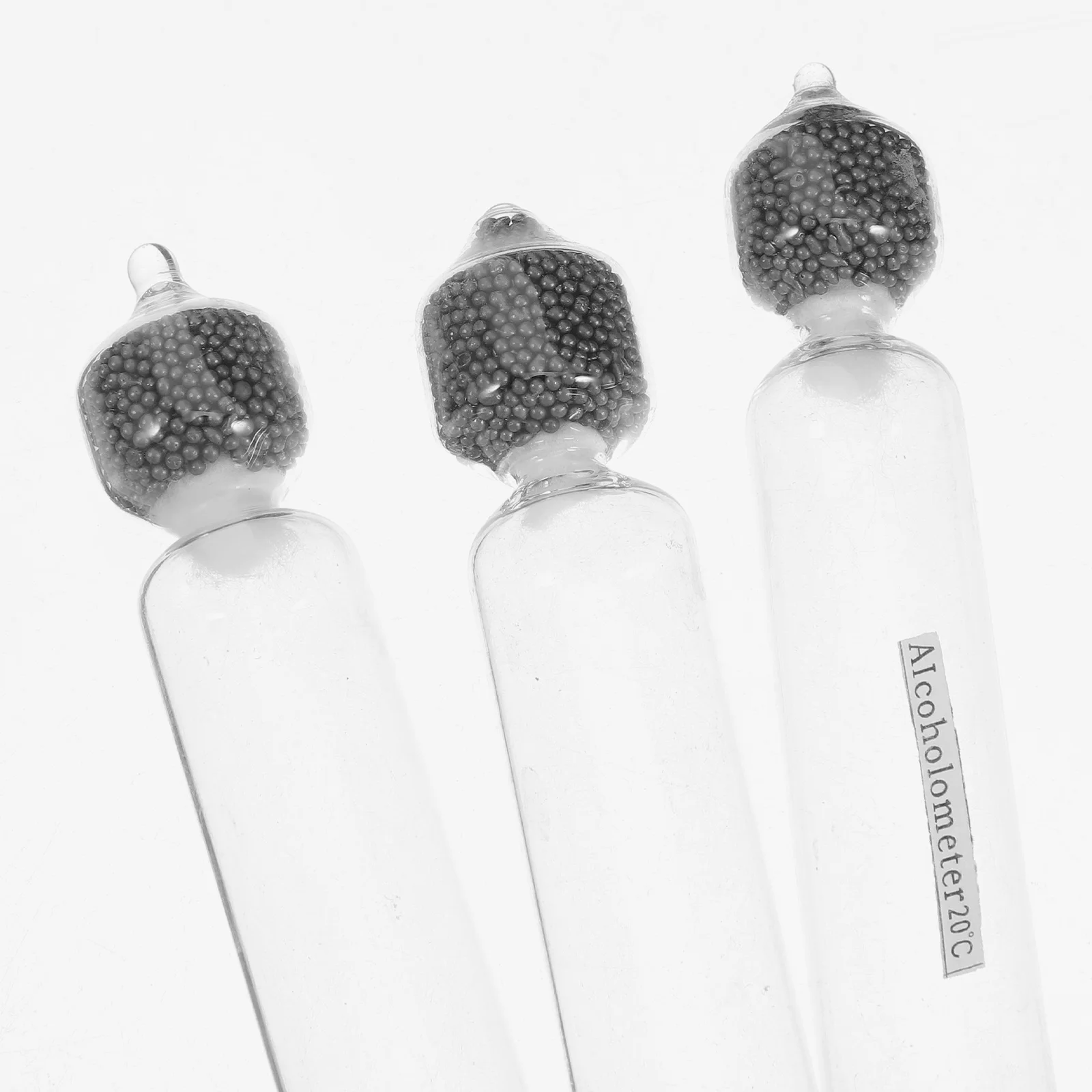 1 مجموعة الثلاثي مقياس الكحول مقياس السطوح معدات تخمير المنزل تركيز دقيق اختبار متر جزيئات الرمل الحديدي الموحد