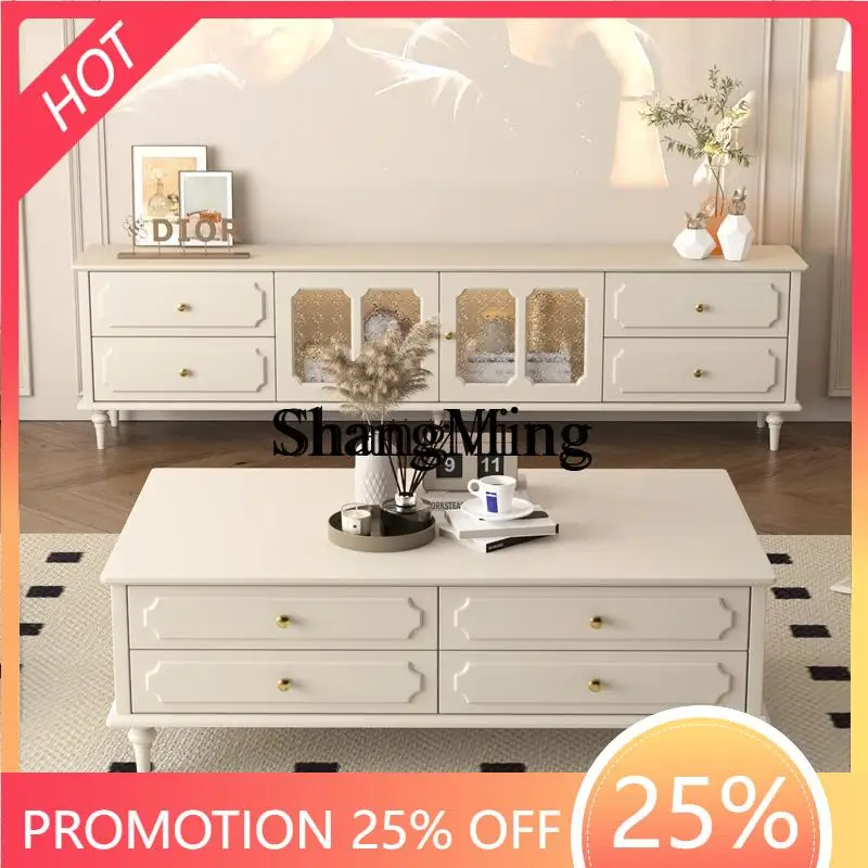 

ZYY Household High Value Vintage Solid Wood TV Living Room Display Cabinet Storage Floor Bookshelf