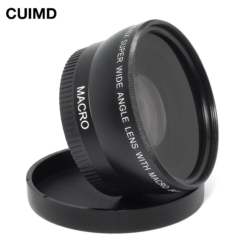 37mm 43mm 46mm 49mm 52mm 55mm 58mm 62mm 67mm 72mm Obiektyw szerokokątny Konwersja Obiektyw szerokokątny aparatu z obiektywem makro