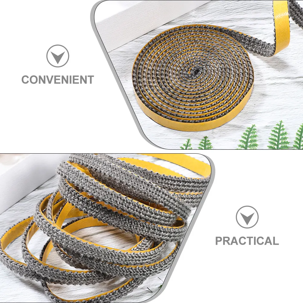 

1 Roll Insulated Flat Stove Rope Heat Resistant Sealant Strip Wood Stove Door Gasket Fiberglass Seal Liner Fireplace Replacement