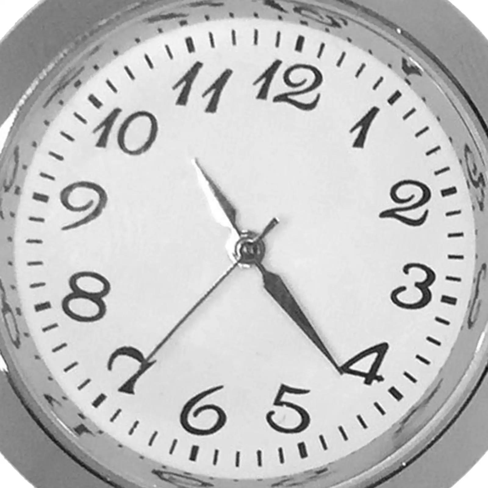 Round Clock Insert 1-7/16 Inch Mini Size Plastic Desk Clock Movement DIY Replacement Kit for Table Clock Craft Repair