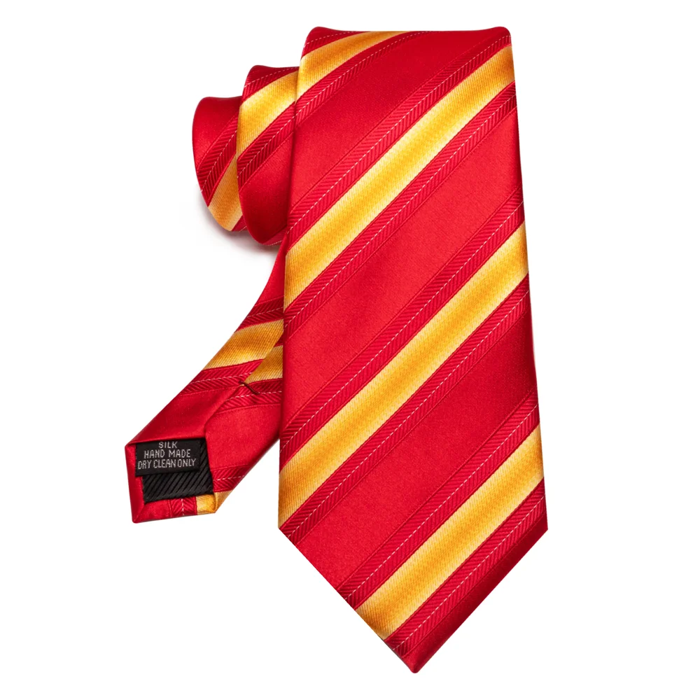 EASTEPIC Men\'s Gifts of Striped Ties Red Neckties for Gentlemen in Fine Apparel Fashionable Accessories for Social Occasions