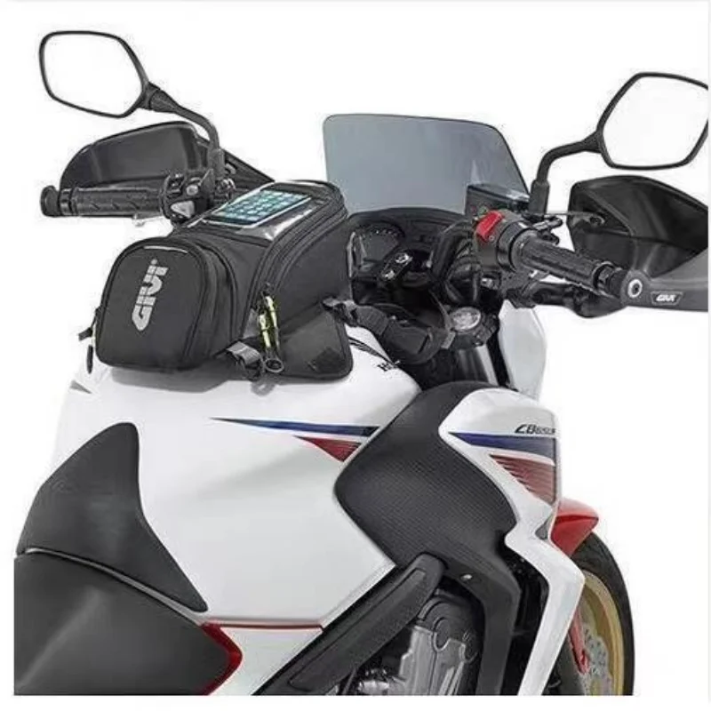 Bolsa impermeable para tanque de combustible de motocicleta, bolsas para tanque de navegación para teléfono móvil, paquete multifuncional, bolsa