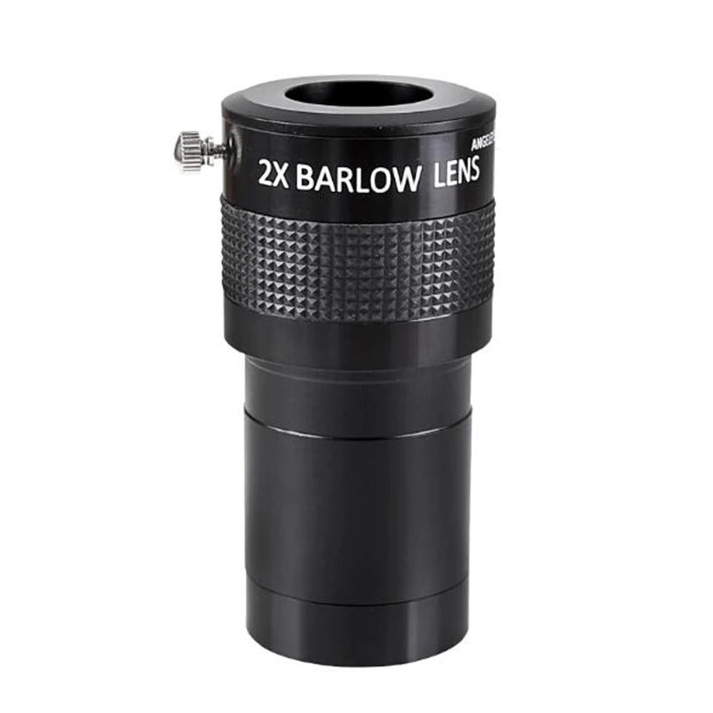 Angeleyes Telescope Accessories 2 Inches M42 Metal 2X Extender 2X Barlow Lens Thread Barlow Mirror Lens