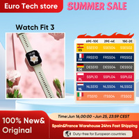 HUAWEI Watch Fit 3 Smartwatch 1.82'' AMOLED Display Ultra Slim Design Upgraded Health Management 10 Days Battery Life