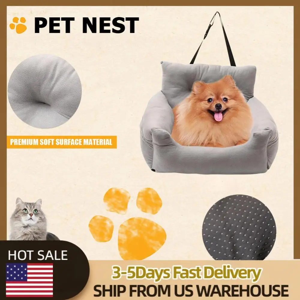 

Сумка-переноска для маленьких собак с защитным поводком, автокресло для собаки, мягкие сиденья для собак, лучшие подарки для маленьких собак для путешествий на открытом воздухе