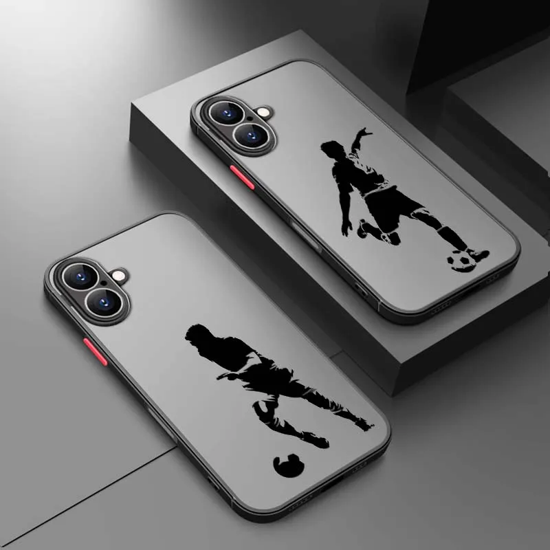 

Athlete motorcycle rider For Apple iPhone 17 16 15 14 13 12 11 Air Pro Max Plus Mini Frosted Translucent Phone Case