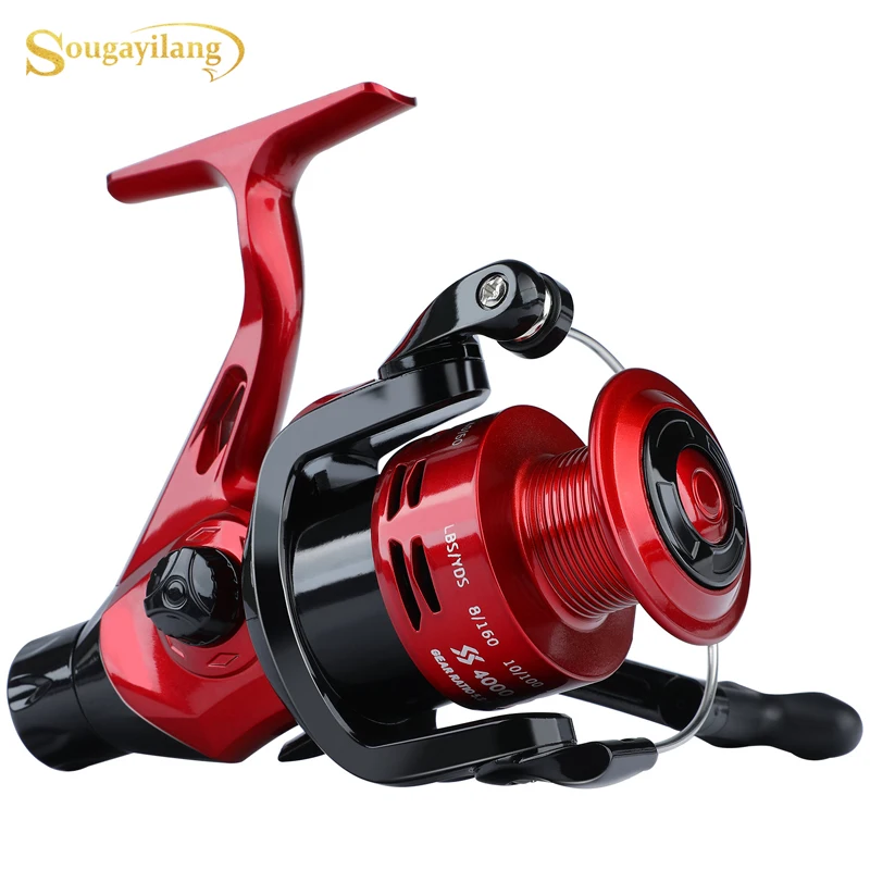 Sougayilang  4000 Reel 4BB 5.2:1 Spinning Fishing Reel Pesca Lightweight Carp Fishing Reels Spinning Wheels